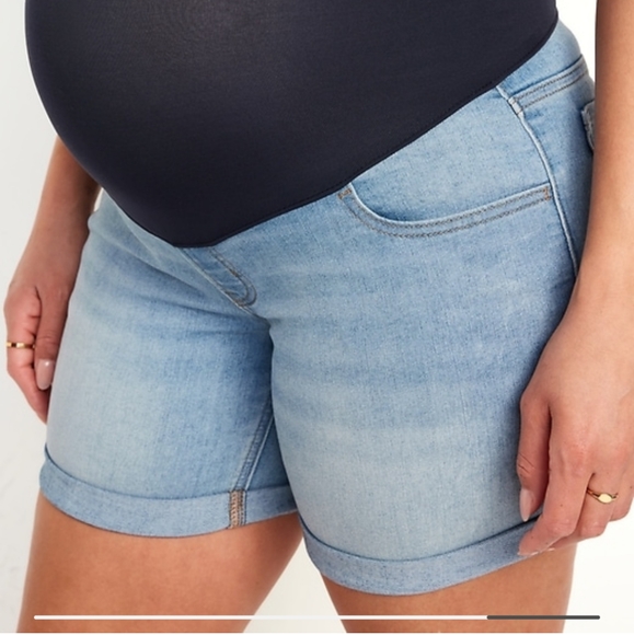 NWT Old Navy Maternity Jean shorts - Picture 5 of 9